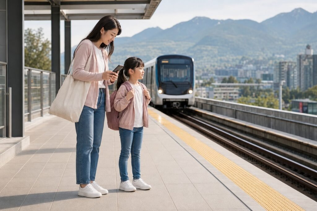 vancouver parent child study transportation